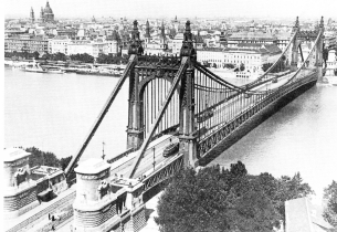 Az Erzs�bet h�d, 1930-as �vek, Magyar Nemzeti M�zeum T�rt�neti F�nyk�pt�ra