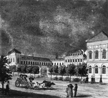 A Valero-selyemgy�r a Kir�ly utc�ban, 1830-as �vek, Vasquez metszete