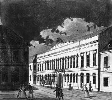 A K�rolyi-palota, 1830-as �vek, Vasquez litogr�fi�ja