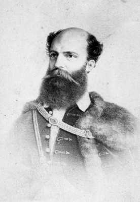 Batthy�ny Lajos, 1860-as (?) �vek, festm�nyr�l k�sz�lt fot�reprodukci�