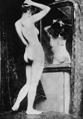 Prostitu�lt a Maison Frida nev� Magyar utcai bord�lyh�zban, 1912, Magyar Nemzeti M�zeum T�rt�neti F�nyk�pt�r