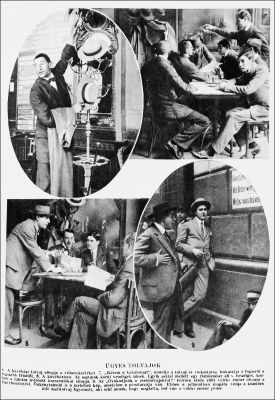 K�priport be�ll�tott jelenetekkel, 1913. Reprodukci�: Tolnai Vil�glapja