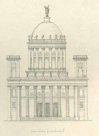A SZENT ISTV�N TEMPLOM, HILD TERVE SZERINT 1863-B�L VAL� K�NYOMAT UT�N