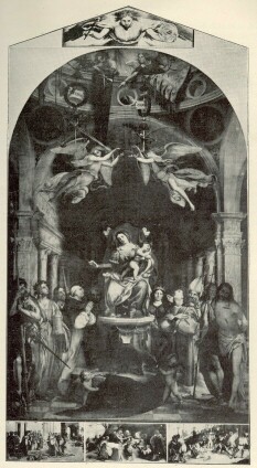 REKONSTRU�LT OLT�RK�P. LORENZO LOTT� FESTM�NYE AZ OROMZAT A SZ�PM�V�SZETI M�ZEUMBAN AZ OLT�RK�P A BERGAMOI S. BARTOLOMMEO-TEMPLOMBAN A PREDELL�K A BERGAMOI CARRARA-GY�JTEM�NYBEN