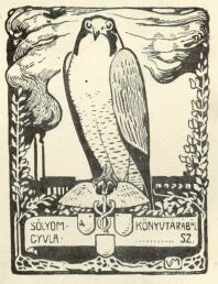 EX-LIBRIS VESZTR�CZY MAN� RAJZA