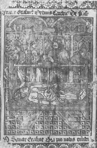 16. SZENT ERASMUS V�RTAN�S�GA. SZ�NEZETT �RCMETSZET. 2/3 NAGYS�G