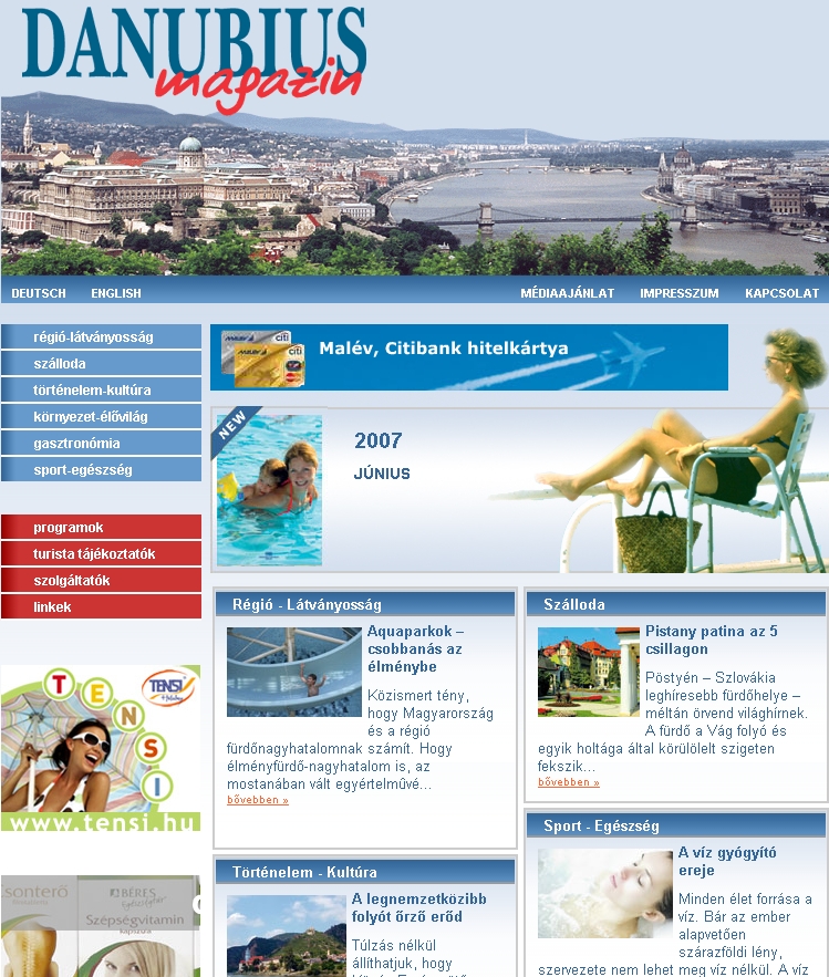 Danubius Magazin 2007.06.27.