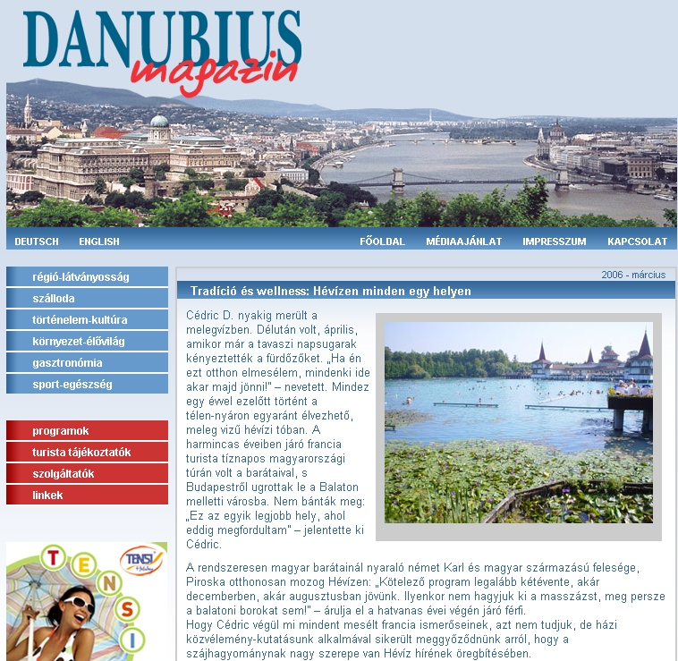 Danubius Magazin 2007.06.27.