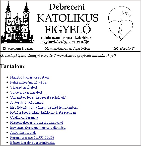 Debreceni Katolikus Figyel� 2004.06.30.