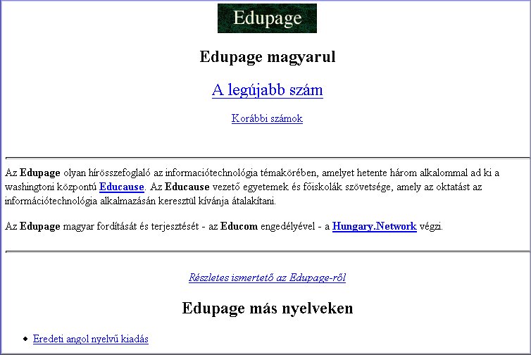 Edupage 2004.07.20.
