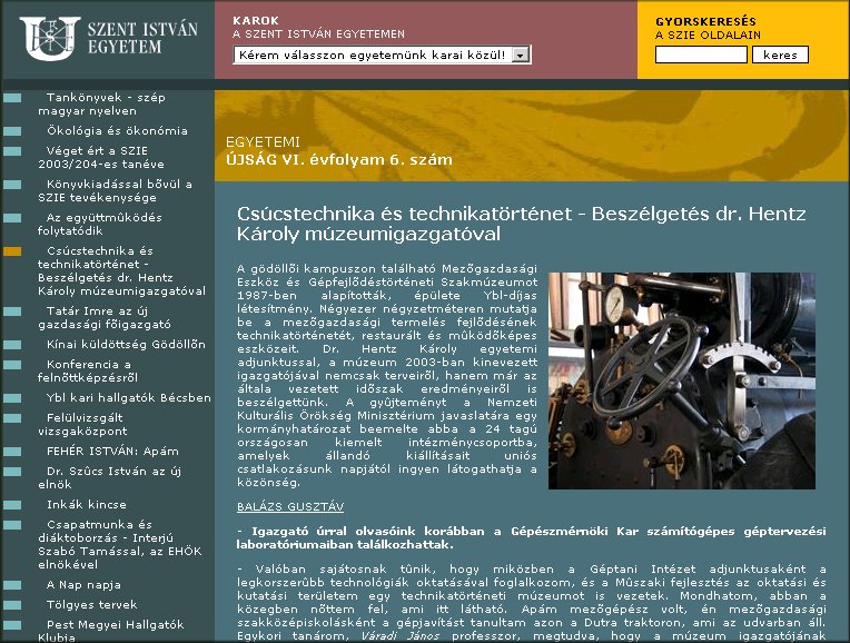 Egyetemi �js�g 2004.07.20.