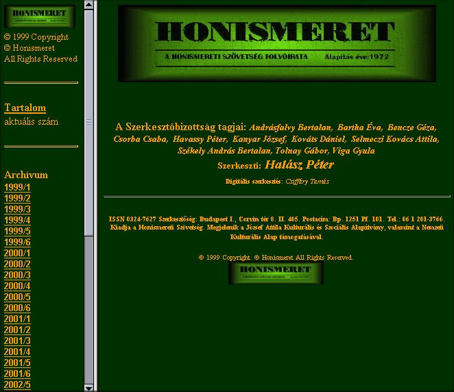 Honismeret 2004.09.15.