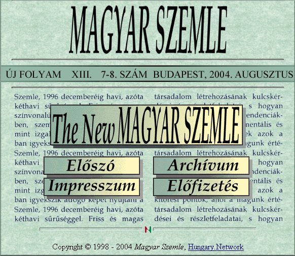 Magyar Szemle 2004.09.20.