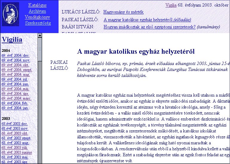 Vigilia 2004.10.07.