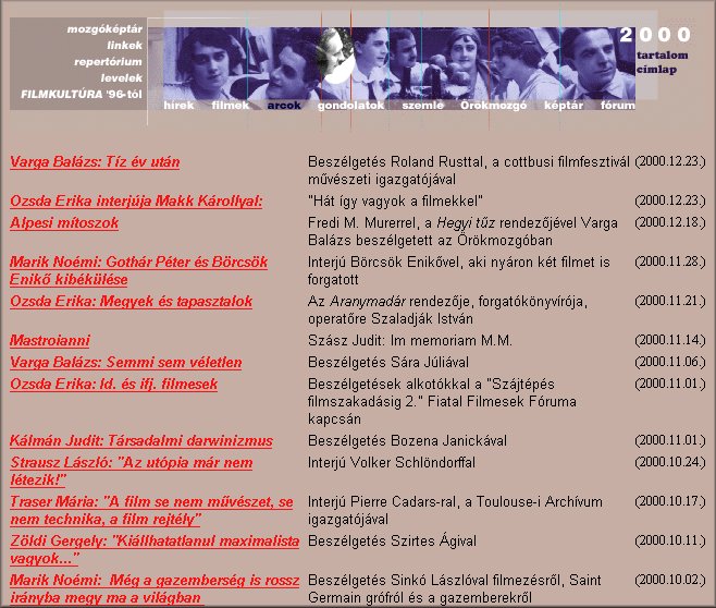 Filmkult�ra 2004.10.21.