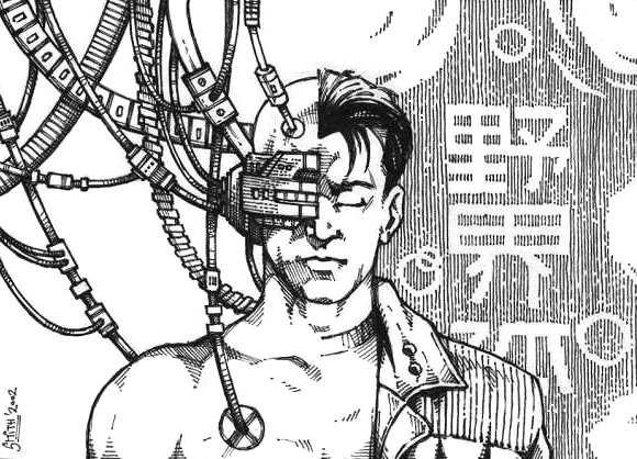 Jos� Alexander Nogueira: A k�s�rlet -- Grafika &copy; Kov�cs P�ter (Smith)