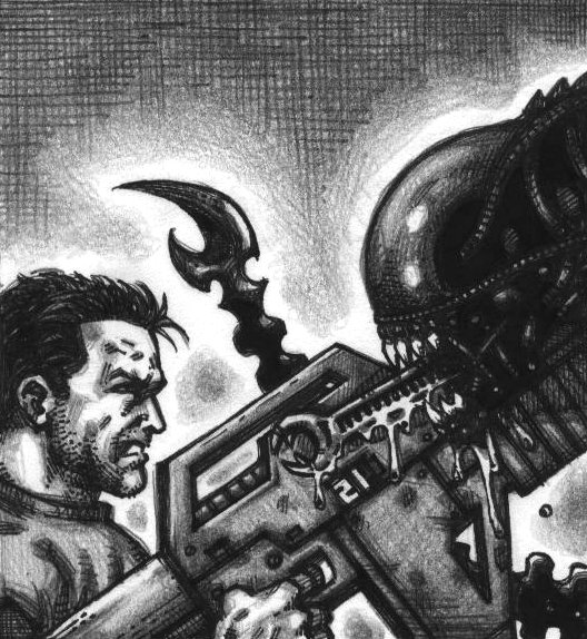 Jos� Alexander Nogueira: A kiv�lasztott -- Grafika &copy; Kov�cs P�ter (Smith)