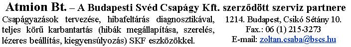 Szponzorok oldala (Atmion Bt.) -- �J GALAXIS 4. sz�m