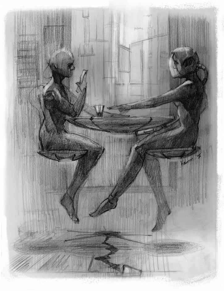 Patrick Solvin (Zsolnay Andr�s): Nephris - illusztr�ci� - Grafika &copy; K�meri Csaba