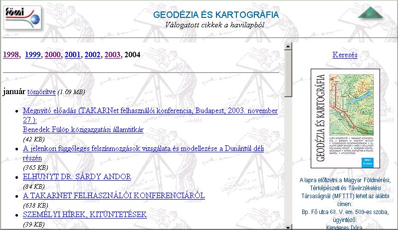 Geod�zia �s Kartogr�fia 2004.11.02.