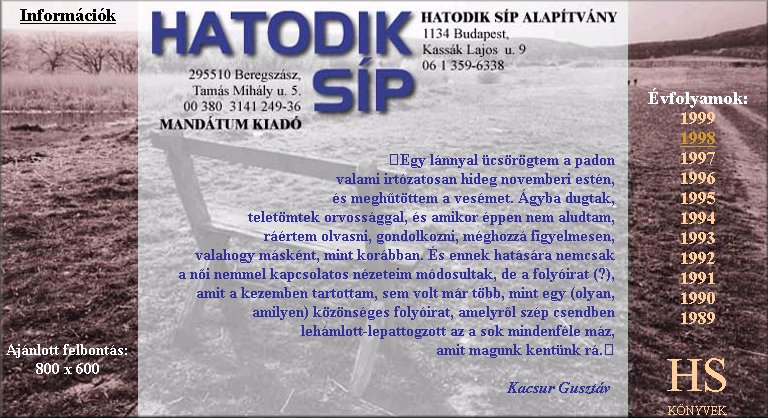Hatodik S�p 2004.11.19.