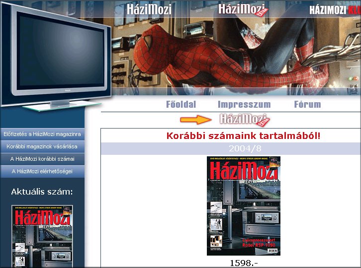 H�zimozi Magazin 2004.11.22.