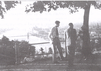 photo: The young Wigner on the Gell�rt hill