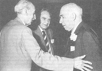 Hevesy Gy�rgy, Otto Hahn �s Niels Bohr