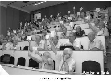 Szavaz a Közgyűlés
