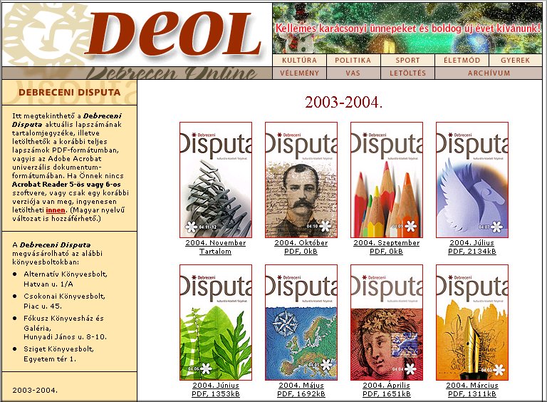 Debreceni Disputa 2004.12.23.
