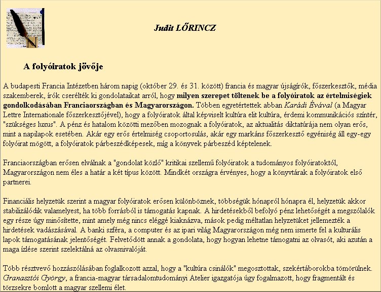 �r�s Tegnap �s Holnap 2005.02.23.