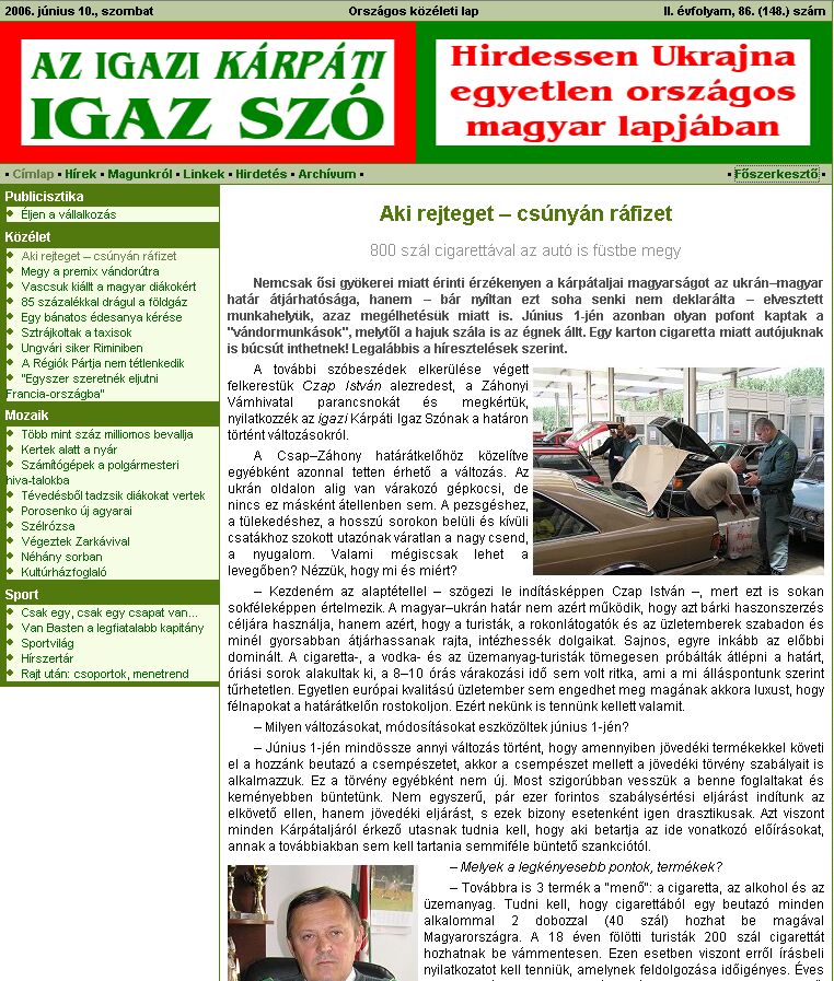 K�rp�ti Igaz Sz� 2007.04.01.