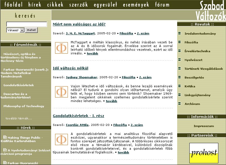 Szabad V�ltoz�k 2005.03.11.