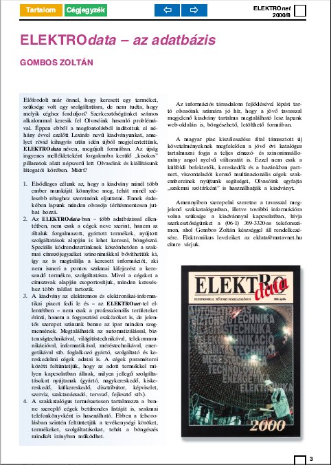 ELEKTROnet 2005.0.18.