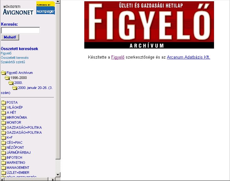 Figyel� Arch�vum 2005.03.22.