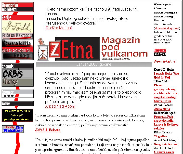 zEtna Magazin pod vulkanom