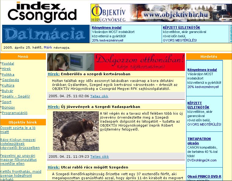 Index Csongr�d 2005.04.25.