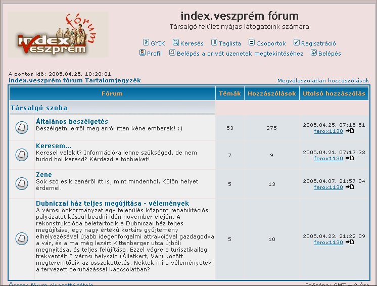 Index.Veszpr�m 2005.04.25.