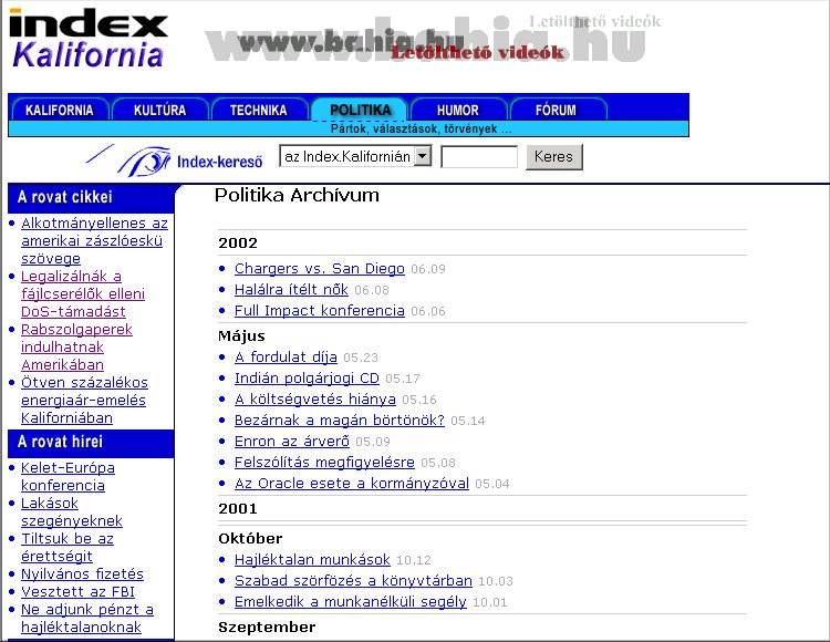 Index Kalifornia 2005.04.28.