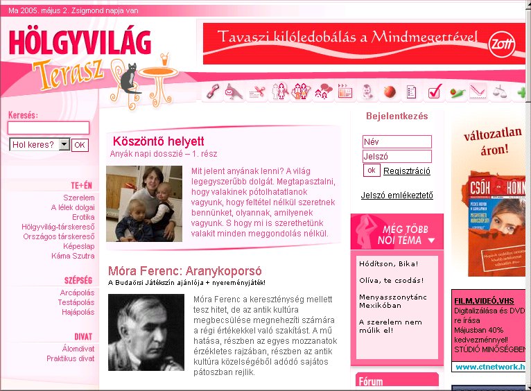 H�lgyvil�g Terasz 2005.05.02.