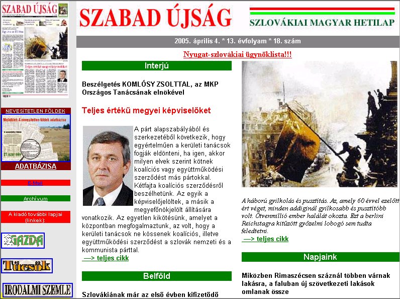 Szabad �js�g 2005.05.06.