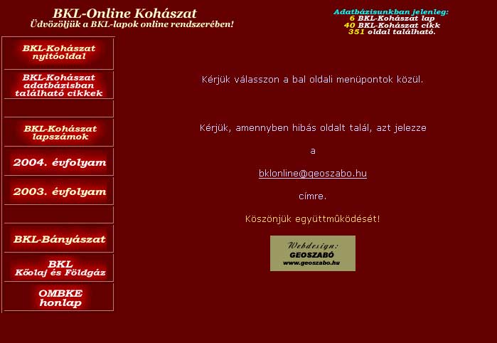 BKL-Online Koh�szat 2005.05.07.