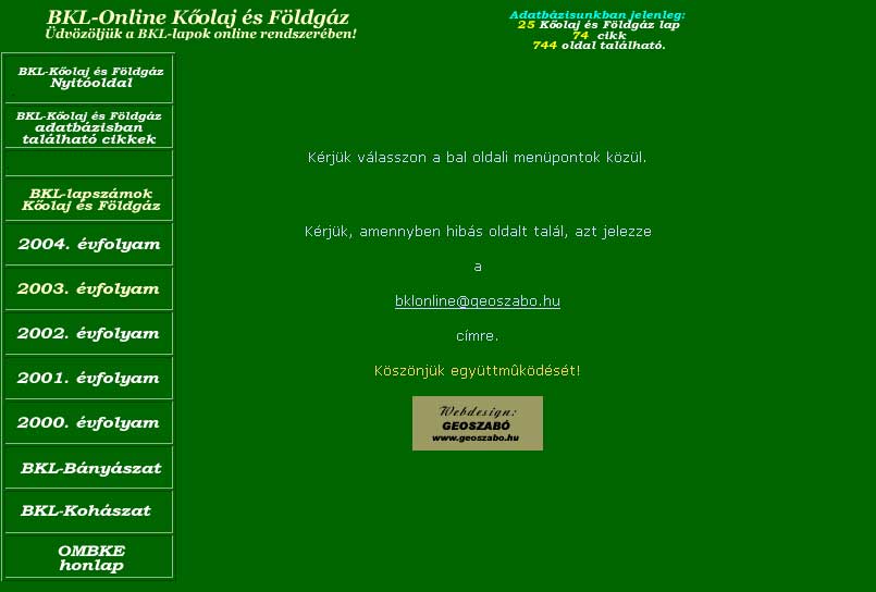 BKL-Online K�olaj �s F�ldg�z 2005.05.07.