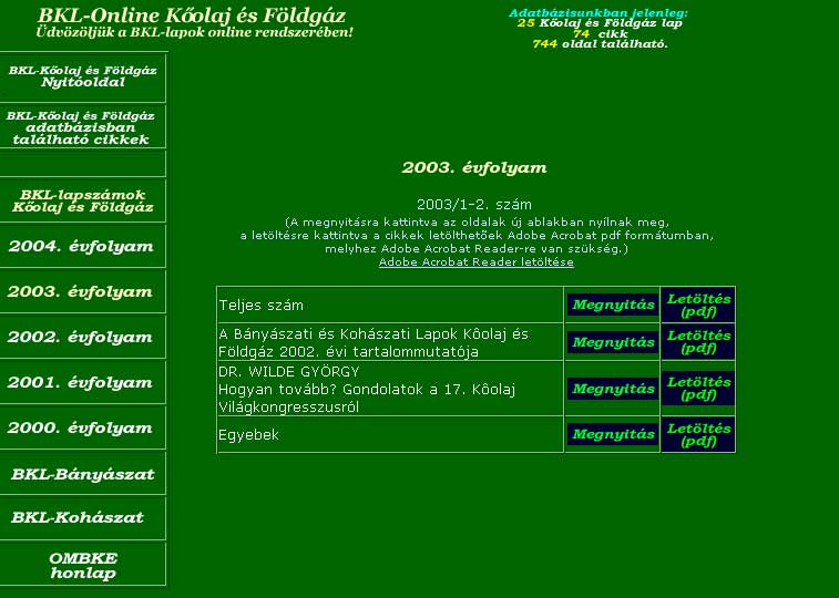 BKL-Online K�olaj �s F�ldg�z 2005.05.07.