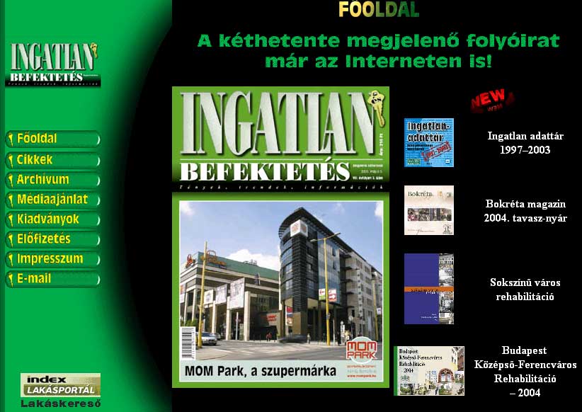 Ingatlan Befektet�s 2005.05.10.