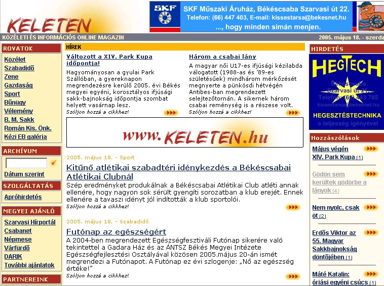 Keleten 2005.05.18.