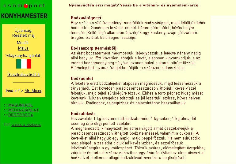 Konyhamester 2005.05.23.