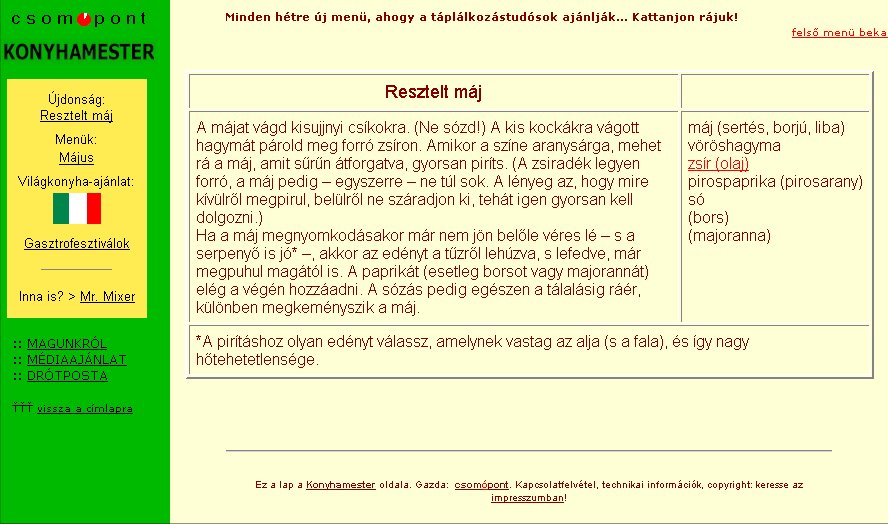 Konyhamester 2005.05.23.