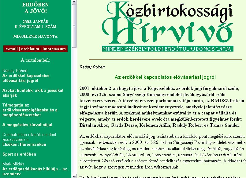K�zbirtokoss�gi H�rviv� 2005.05. 25.