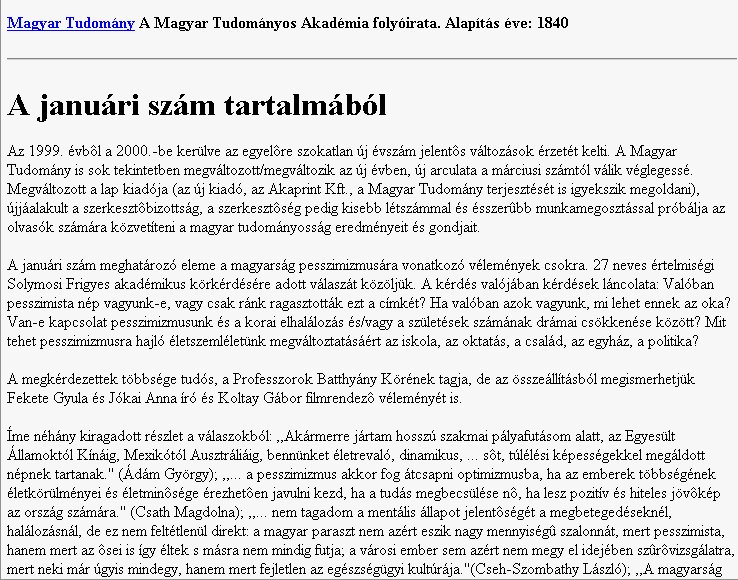 Magyar Tudom�ny 2005.06.21.